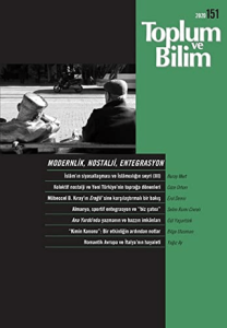 Toplum ve Bilim Dergisi Sayı: 151