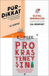 Pürdikkat - Dijital Minimalizm - Prokrastineyşın 3 Kitap Set Pürdikkat - Dijital Minimalizm - Prokrastineyşın 3 Kitap Set