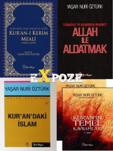 Yaşar Nuri Öztürk Seti 5 Kitap - Kur'an-ı Kerim Meali, Allah ile Aldatmak, Kur’an’daki İslam, Kur’an’ın Temel Kavramları (2 Cilt) Yaşar Nuri Öztürk Seti 5 Kitap - Kur'an-ı Kerim Meali, Allah ile Aldatmak, Kur’an’daki İslam, Kur’an’ın Temel Kavramları (2 Cilt)
