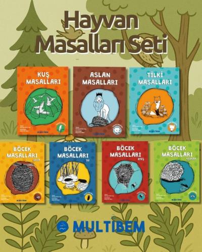 Hayvan Masalları Seti 7 Kitap (Yaş: 6+)