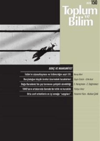 Toplum ve Bilim Dergisi Sayı: 150 Kolektif