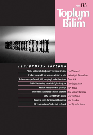 Toplum ve Bilim Dergisi Sayı: 175 Kolektif