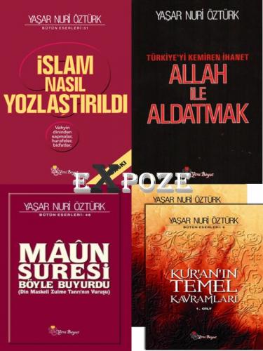 Yaşar Nuri Öztürk Seti 5 Kitap - İslam Nasıl Yozlaştırıldı, Allah ile 