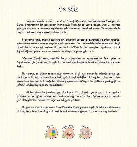 Okuyan Çocuk - Yaşayan Din Eğitimi Seti (4 Kitap) (Yaş: 6-12) Kolektif