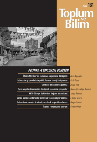 Toplum ve Bilim Dergisi Sayı: 161 Kolektif
