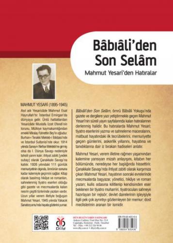 Bâbıâli'den Son Selam - Mahmut Yesari'den Hatıralar Mahmut Yesari