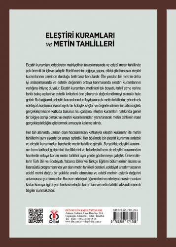 Eleştiri Kuramları ve Metin Tahlilleri Ulaş Bingöl