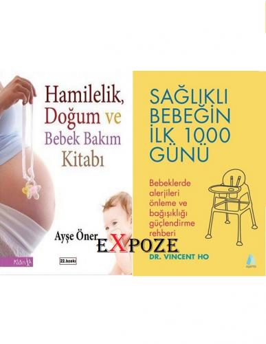 Hamilelik, Doğum ve Bebek Bakım Kitabı, Sağlıklı Bebeğin İlk 1000 Günü, Çocuk Yetiştirme Seti 2 Kitap