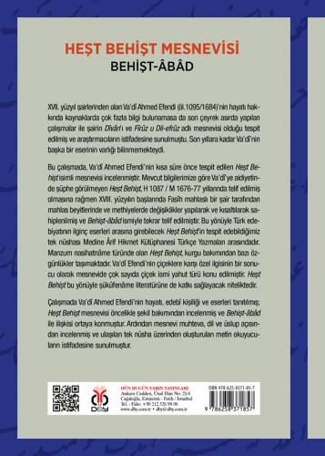 Heşt Behişt Mesnevisi (Behişt-Âbâd) Va'dî Ahmed