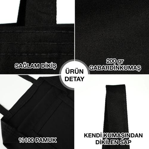 Gabardin Kumaş Tasarım Bez Çanta Hiç Gabardin Kumaş Tasarım Bez Çanta Hiç