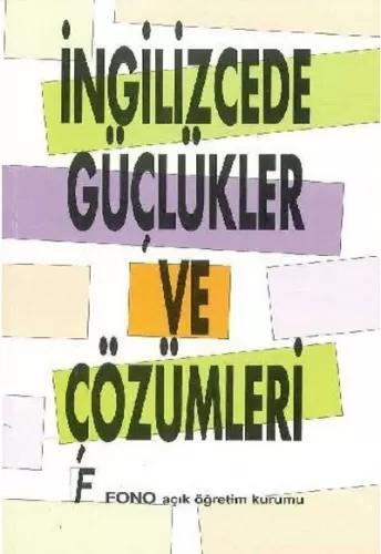 (2. El Kitap) İngilizcede Güçlükler Ve Çözümleri Kolektif