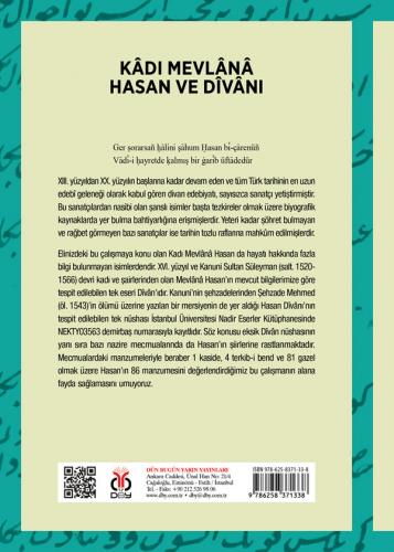 Kâdı Mevlânâ Hasan ve Dîvânı Hasan Doğan