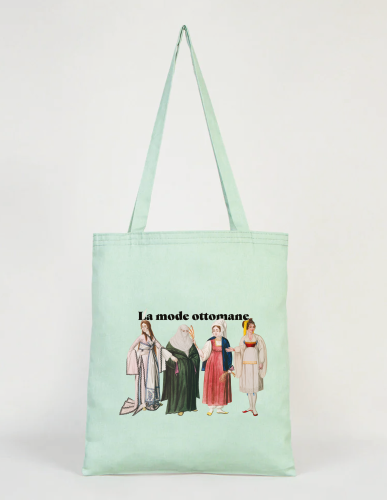 Gabardin Kumaş Tasarım Bez Çanta Osmanlı Moda