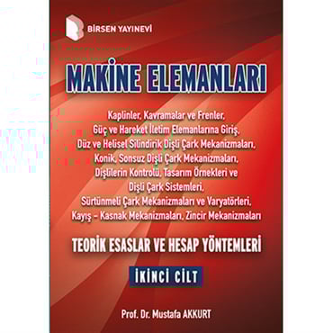 Makine Elemanları 2. Cilt Mustafa Akkurt