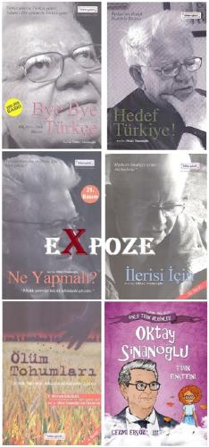 Oktay Sinanoğlu Seti - 6 Kitap - Bye Bye Türkçe, Hedef Türkiye, İlerisi İçin, Ne Yapmalı, Ölüm Tohumları, Türk Einstein'ı