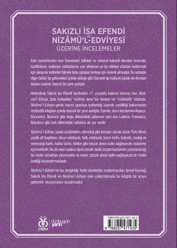 Sakızlı İsa Efendi ve Nizâmü'l-Edviyesi Üzerine İncelemeler Sibel Mura