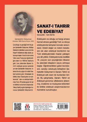 Sanat-ı Tahrîr ve Edebiyat - İnceleme- Tam Metin Şahabettin Süleyman