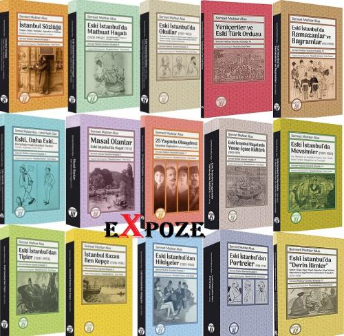 Sermet Muhtar Alus İstanbul Kitaplığı 15 Kitap Set