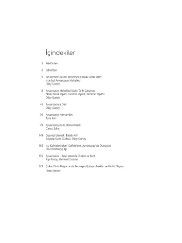 Ayvansaray Kentsel Okuma Denemesi Dilay Güney